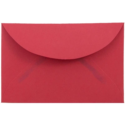 JAM Paper 2.3125" x 3.625" Red Recycled 3Drug Envelopes, 50ct.
