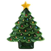8.75" Ceramic Nostalgic Tree Plates, 4ct.