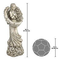 Design Toscano 3ft. Surrounded by the Wings of Love Angel Statue