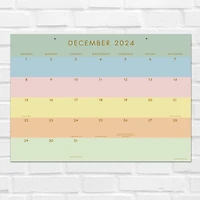 TF Publishing 2024-2025 Medium Super Stripe Desk Pad Calendar