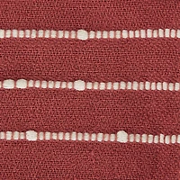 DII® White Slub Stripe Throw