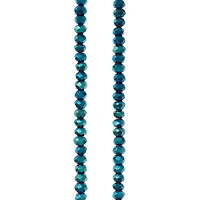 Sapphire Iris Glass Rondelle Beads, 3mm by Bead Landing™