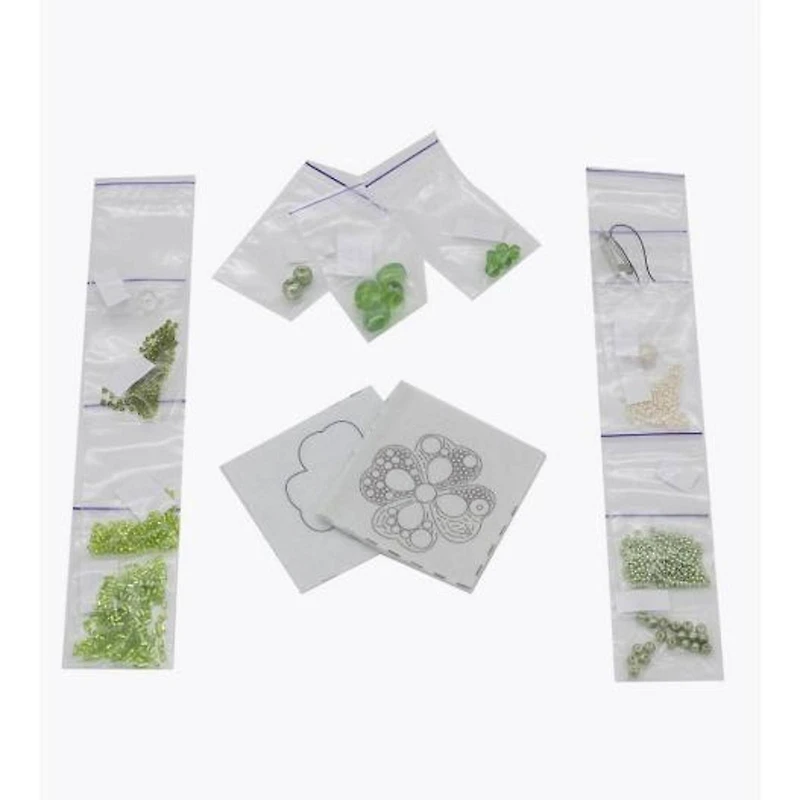 Crystal Art Beadwork Kit For Creating Brooch Symbol Of Luck