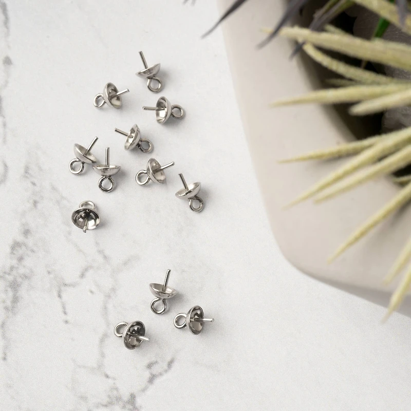 Bail Pins with Cups by Bead Landing™