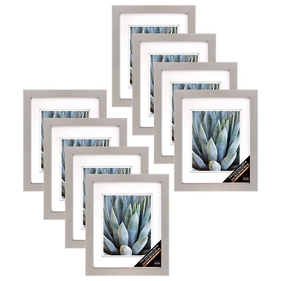 8 Pack: Gray Gallery Wall Frame with Double Mat by Studio Décor