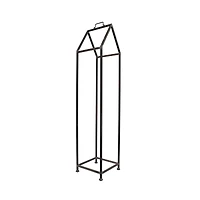 Hello Honey® 55.8" Metal House Shaped Fire Wood Holder with Handle
