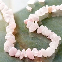 Rose Quartz Chip Beads by Bead Landing™