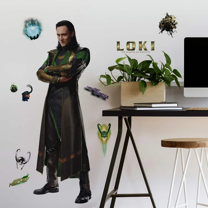 RoomMates Marvel Loki Peel & Stick Giant Wall Decal