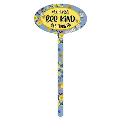 15" Aluminum Bee Humble Marker Garden Stake