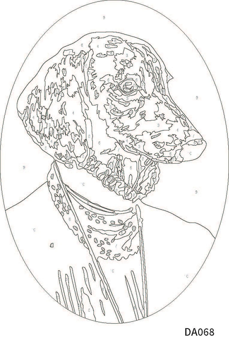 Dapper Dachshund Paint-by-Number Framed Mini Kit by Artist's Loft®