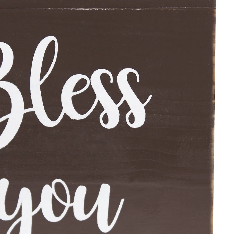 Elegant Designs Bless You Tissue Box Cover