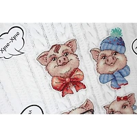 MP Studia Cute Piggies Cross Stitch Kit