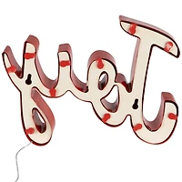 Lighted "Joy" Christmas Decoration - 11.25"