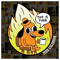 2026 THIS IS FINE Mini Calendar