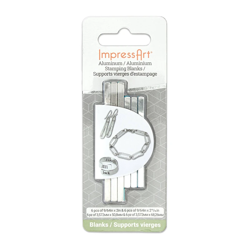 ImpressArt® Ring & Chain Link Blanks, 12ct.