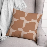 Circle Square Cut Out 18" x 18" Throw Pillow