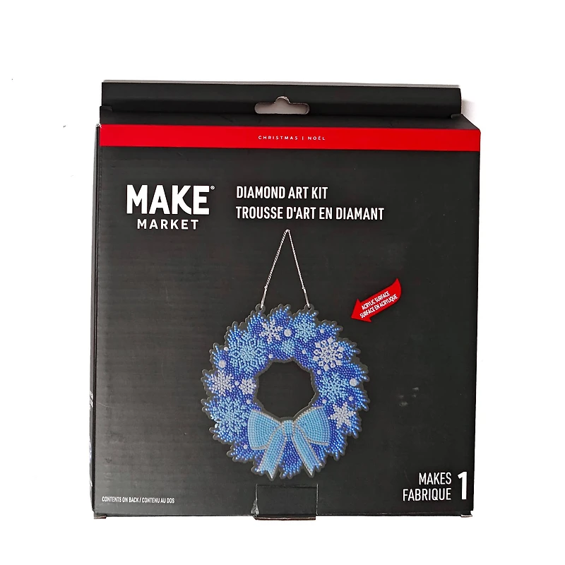 8" Snowflake Wreath Diamond Art Kit by Make Market®