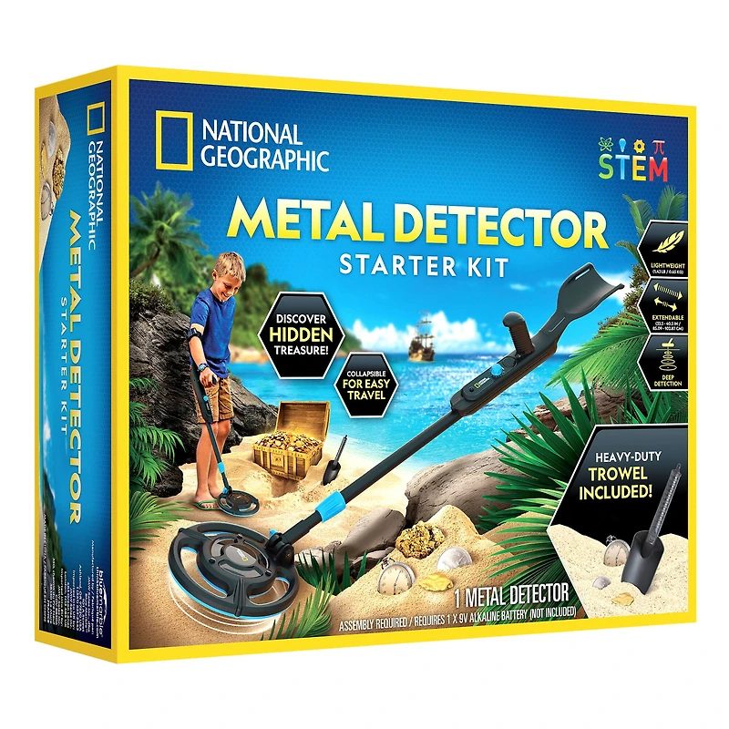 National Geographic™ Metal Detector Starter Kit