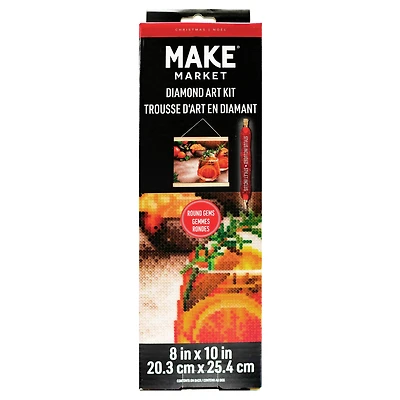 8" x 10" Cocktails Diamond Art Kit with Frame by Make Market®