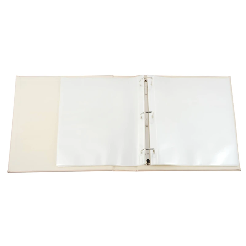 8.5" x 11" Cream D-Ring Scrapbook Album by Recollections™