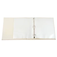 8.5" x 11" Cream D-Ring Scrapbook Album by Recollections™
