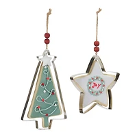 Tree & Star Cookie Cutter Ornament Set