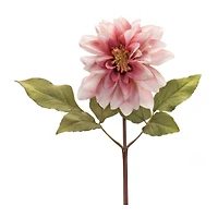 16" Blush Pink Dahlia Flower Stem, 6ct.