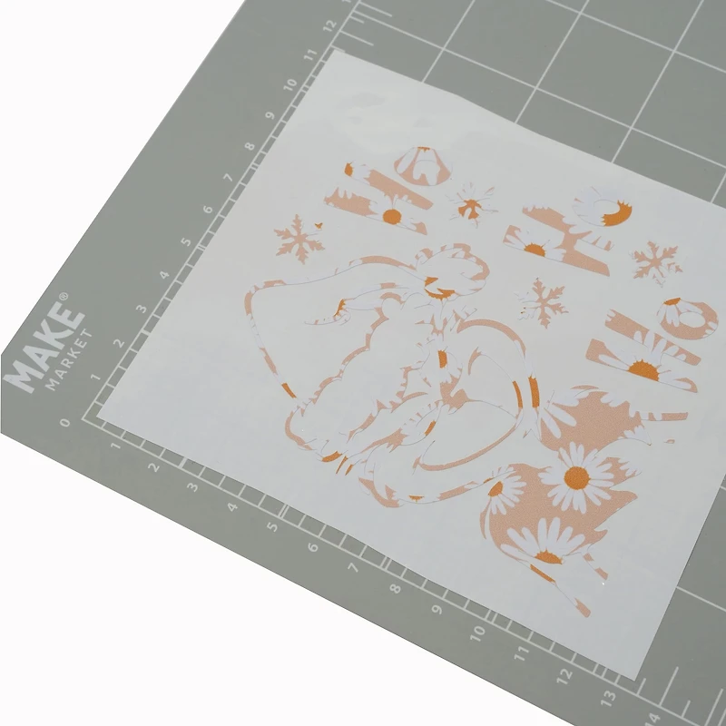 Daisy Pattern Permanent Vinyl by Make Market®