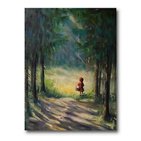 Designart - Little Red Riding Hood In The Woods