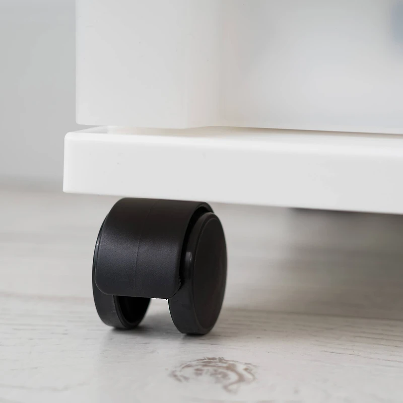 IRIS 4-Drawer Medium Cart With Organizer Top