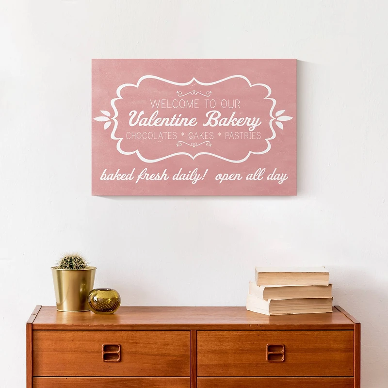 Valentine Bakery Canvas Wall Art