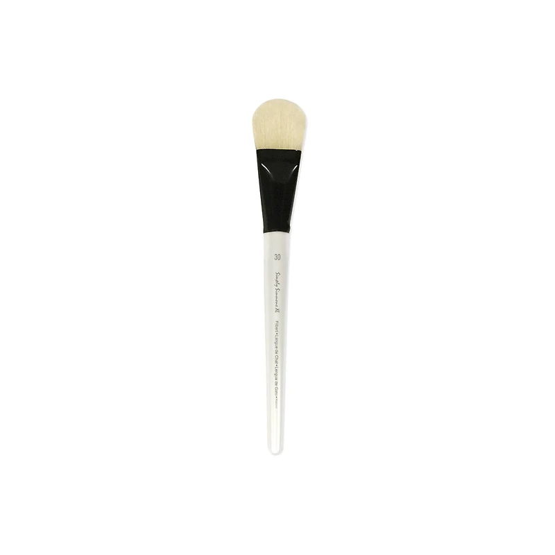 Simply Simmons XL Natural Bristle Filbert Brush