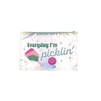 Assorted 5" x 7" Pickleball Iridescent Pouch, 1pc. by Fab Finds