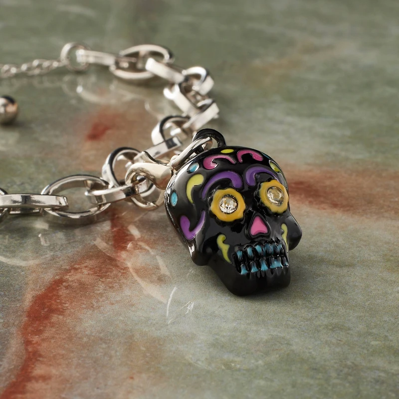 Day of the Dead Skull Charm by Bead Landing™