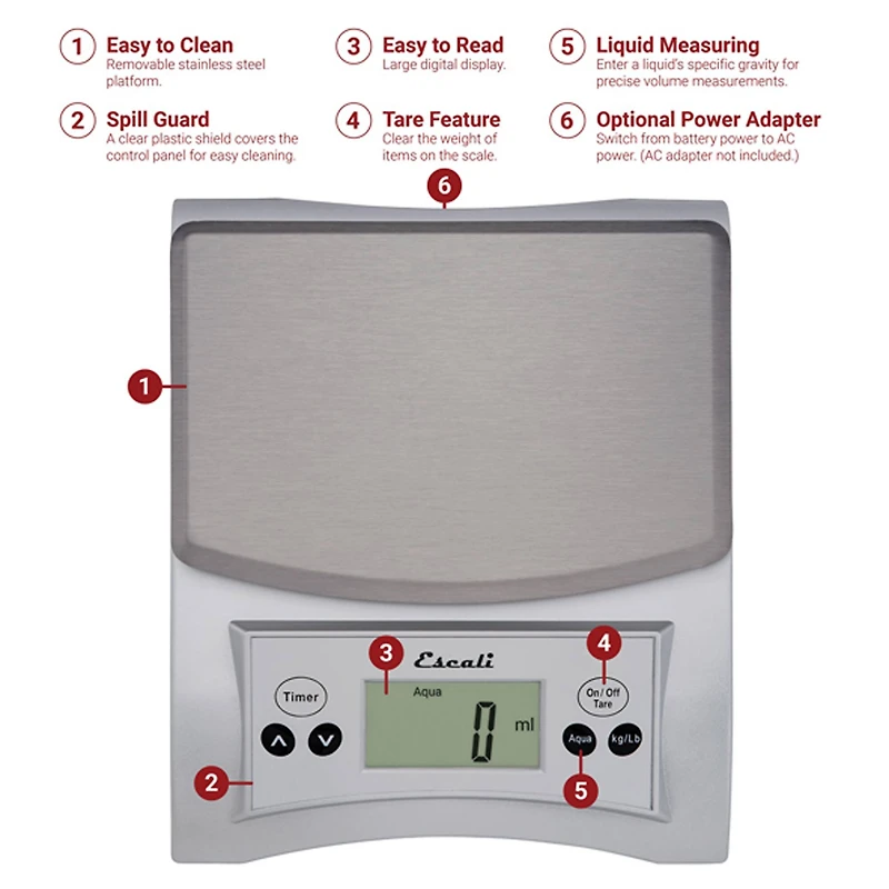 Escali Aqua Digital Scale