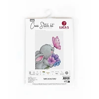 Luca-S Rabbit & Butterfly Counted Cross Stitch Kit