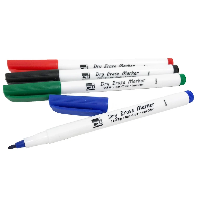 Charles Leonard Fine Tip Dry Erase Markers, 12 Packs of 4