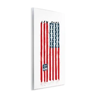 Stupell Industries American Flag Birds on Wall Political Statement Wall Plaque Art
