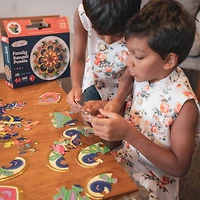 Kulture Khazana Family Rangoli Diwali 150 Piece Puzzle