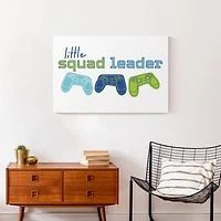 Little Squad Leader 30" x 20" Canvas Wall Art