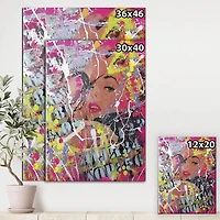 Designart - Old Style Newspaper Street Art Collage VI