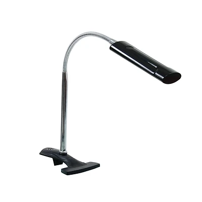 Silver & Black Studio Designs Art Clamp Lamp