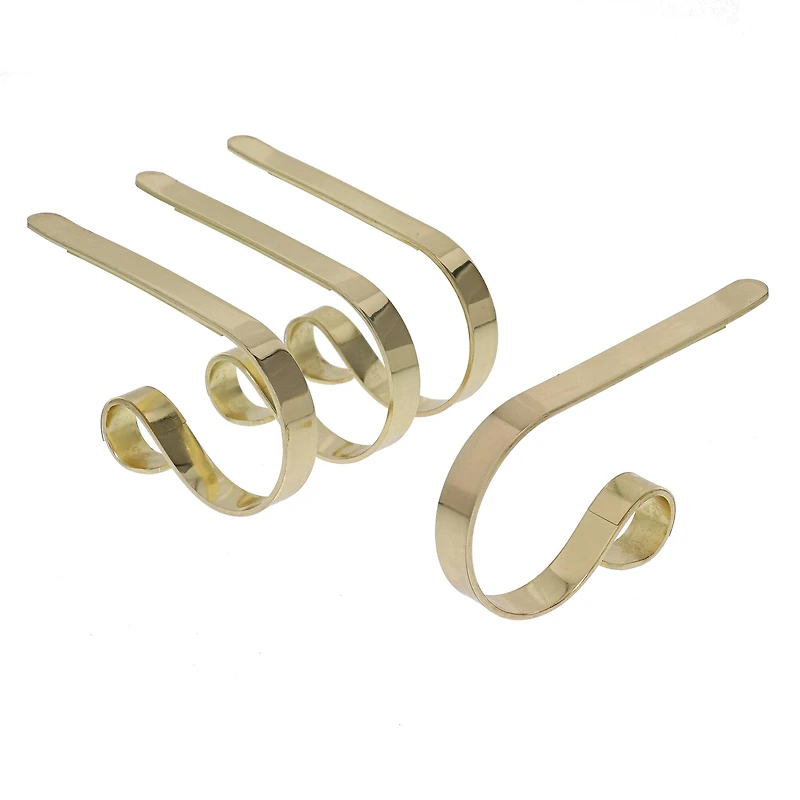 Original MantleClip® Brass Stocking Holders