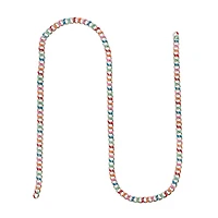 18" Rhodium Enamel Curb Chain by Bead Landing™