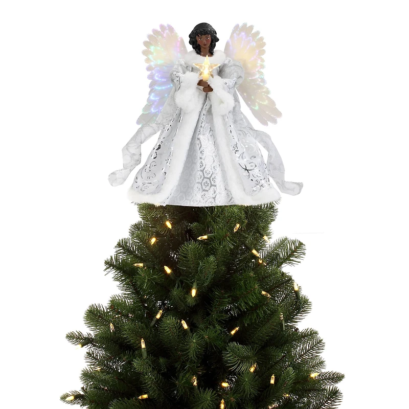 12" Fiber Optic Angel Tree Topper
