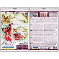 Abris Art Summer Wreath Counted Cross Stitch Kit