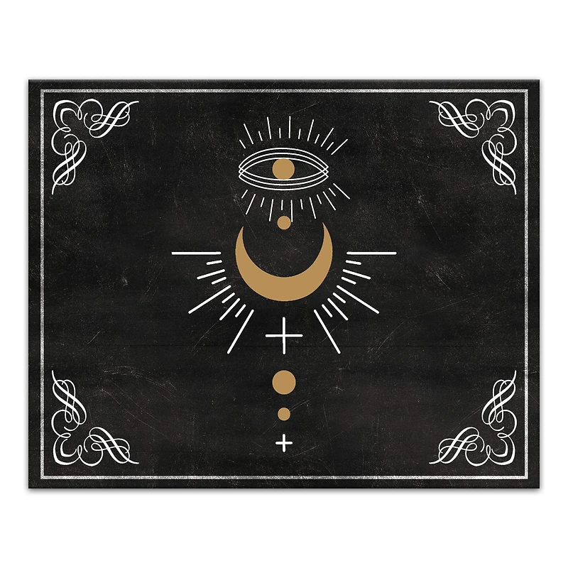 Eye Moon Boarder 8 16" x 20" Canvas Wall Art