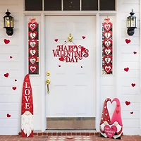 Glitzhome® 24" Metal "HAPPY VALENTINE'S DAY" Wall Decor