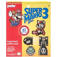 Perler™ Super Mario Bros. 3™ Fused Bead Pattern Pad, 14 Sheets