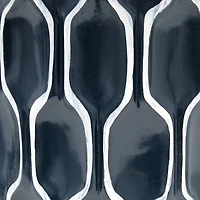 Lalia Home 22" Blue Moroccan Table Lamp with Fabric White Shade